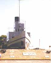 Replica of Nusret at Canakkale Navy Museum (taken by K.Agun)